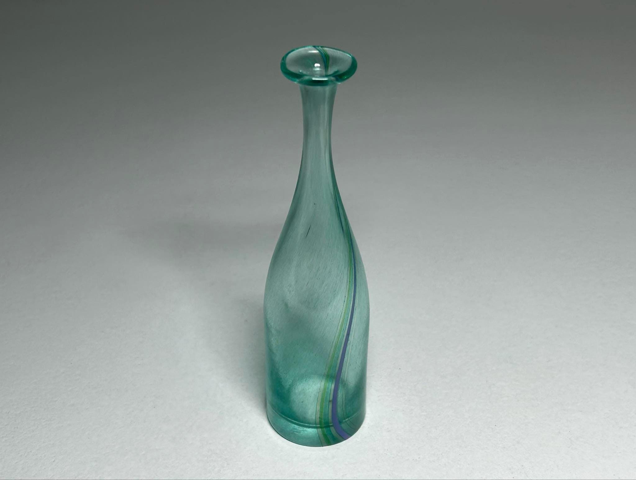 Kosta Boda Bertil Vallien Art Glass Vase #48381, Bertil Vallien Kosta Boda Arist Collection Vase, Bertil Vallien Bottle Vase