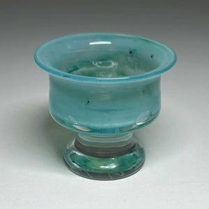 Kosta Boda Bertil Vallien Signed Art Glass Miniature Bowl #8, Bertil Vallien Boda Afors Miniature Vase No 8