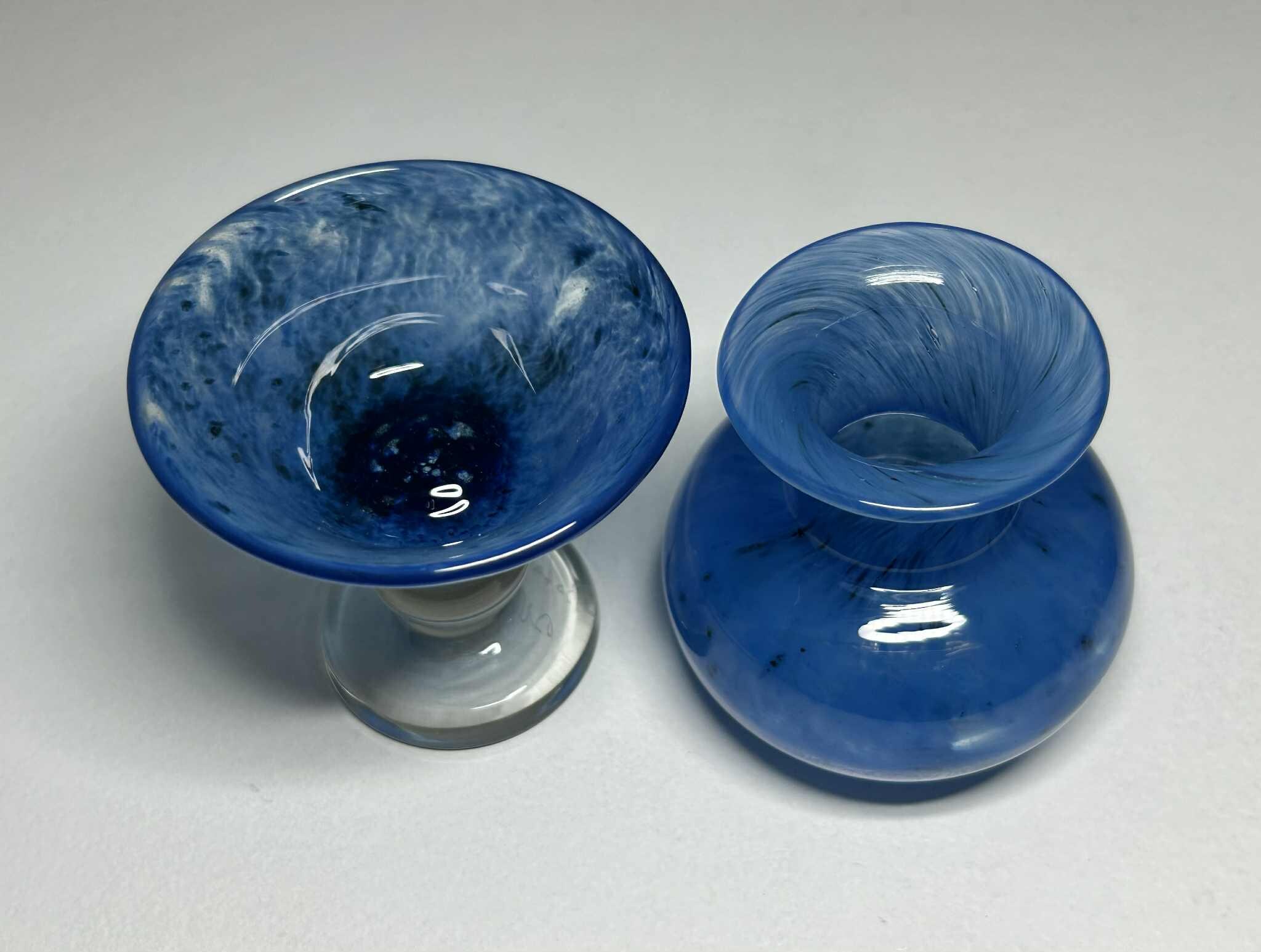 Kosta Boda Bertil Vallien サイン入りアート ガラス ミニチュア