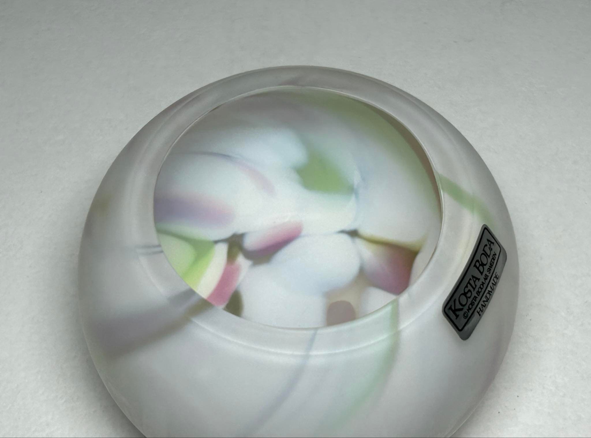Kosta Boda Monica Backström 'zelda' Art Glass Bowl, Monica