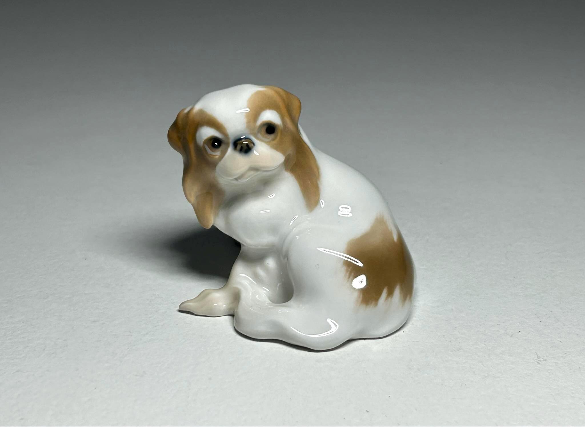 デンマーク製 ダール イェンセン 犬 ブルドッグ フィギュリン デンマーク製