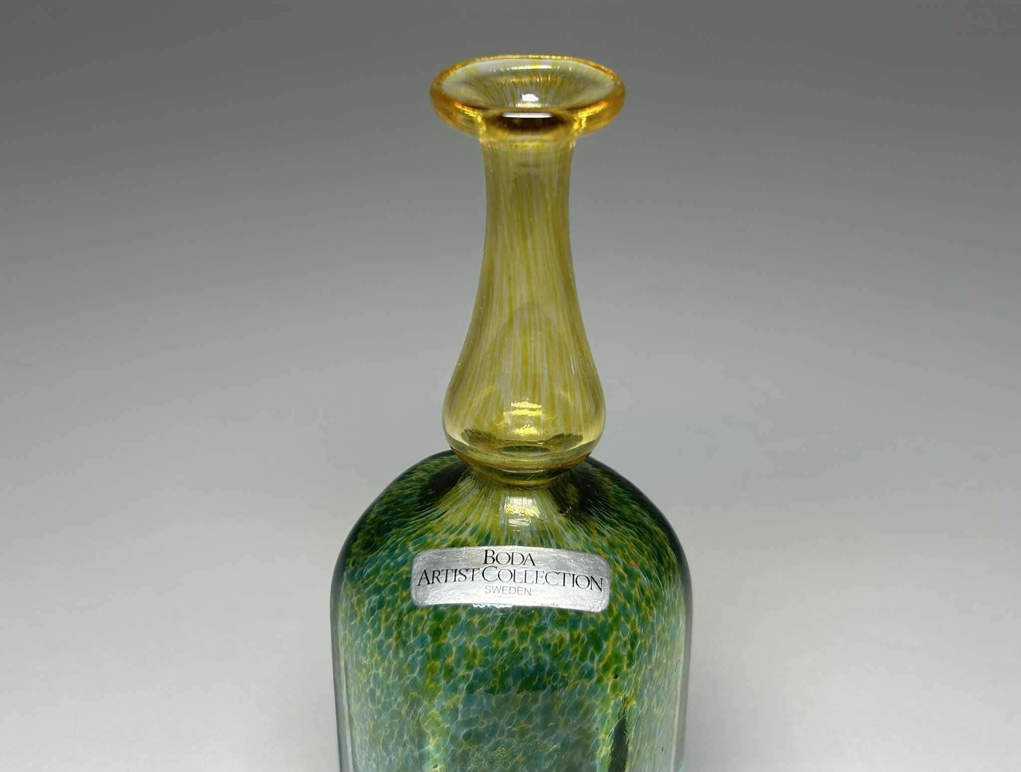 Boda グラスボトル B. Vallien Kosta Boda, Bertil Vallien Glass Bowl 