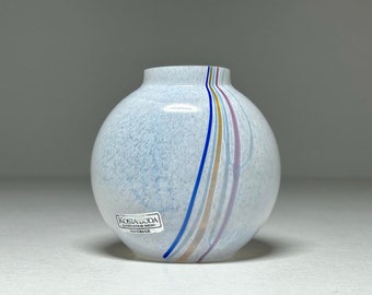 Kosta boda コスタボダ　ガラスBertil Vallien花瓶 Kosta Boda Bertil Vallien ミニチュア アート ガラス花瓶 ''Rainbow