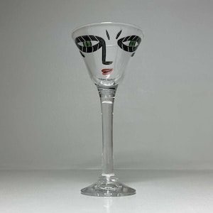 Ulrica Hydman-Vallien &#39;&#39;Open Minds&#39;&#39; Martini Glas #99823, Kosta Boda Ulrica Hydman Vallien Glas &#39;Open Minds&#39; No 99823