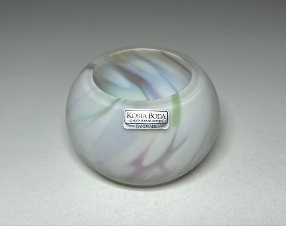 Kosta Boda Monica Backström 'zelda' Art Glass Bowl, Monica