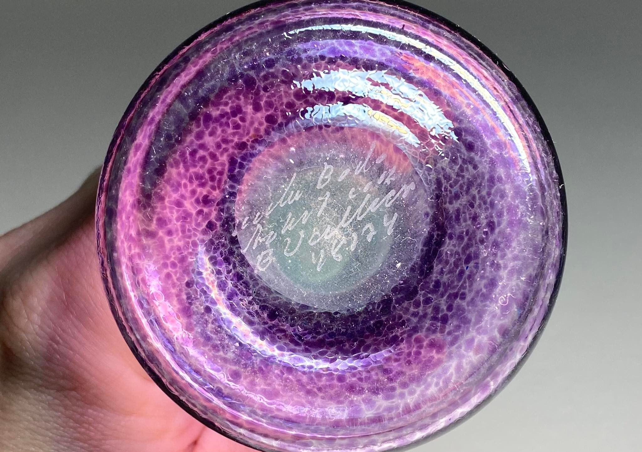 Kosta Boda Bertil Vallien Art Glass Vase #48174 'wind Pipes