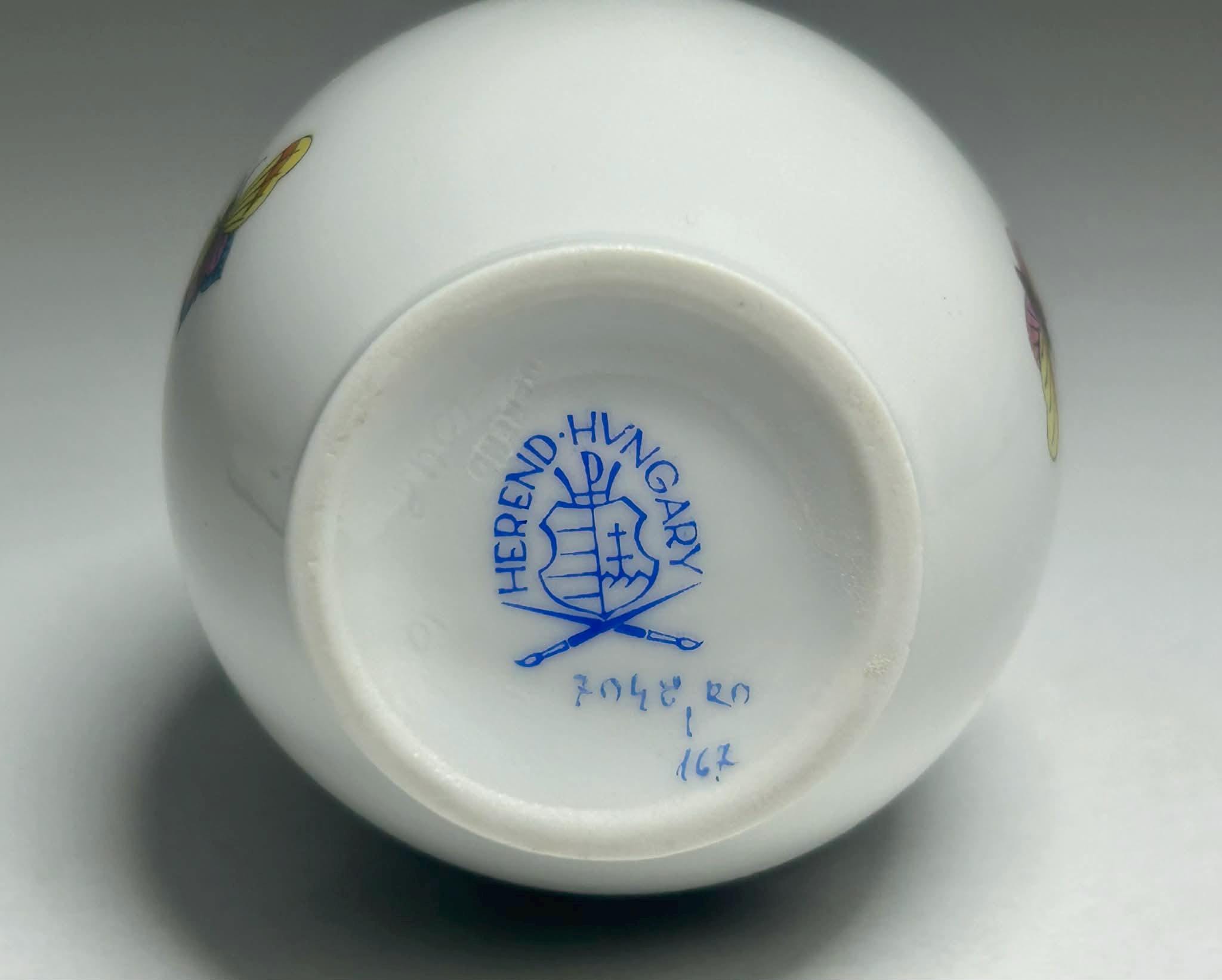 ヘレンド ロスチャイルド 鳥の小形磁器花瓶 #7048 - Etsy 日本