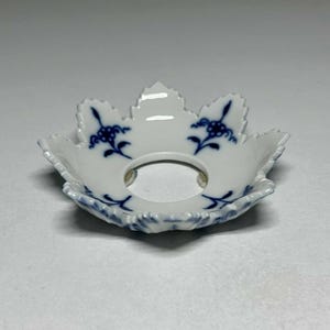 Meissen Blue Onion Candlestick Drip Catcher, Meissen Crossed Swords Candle Drip Catcher, Meissen Zwiebelmuster, 迈森