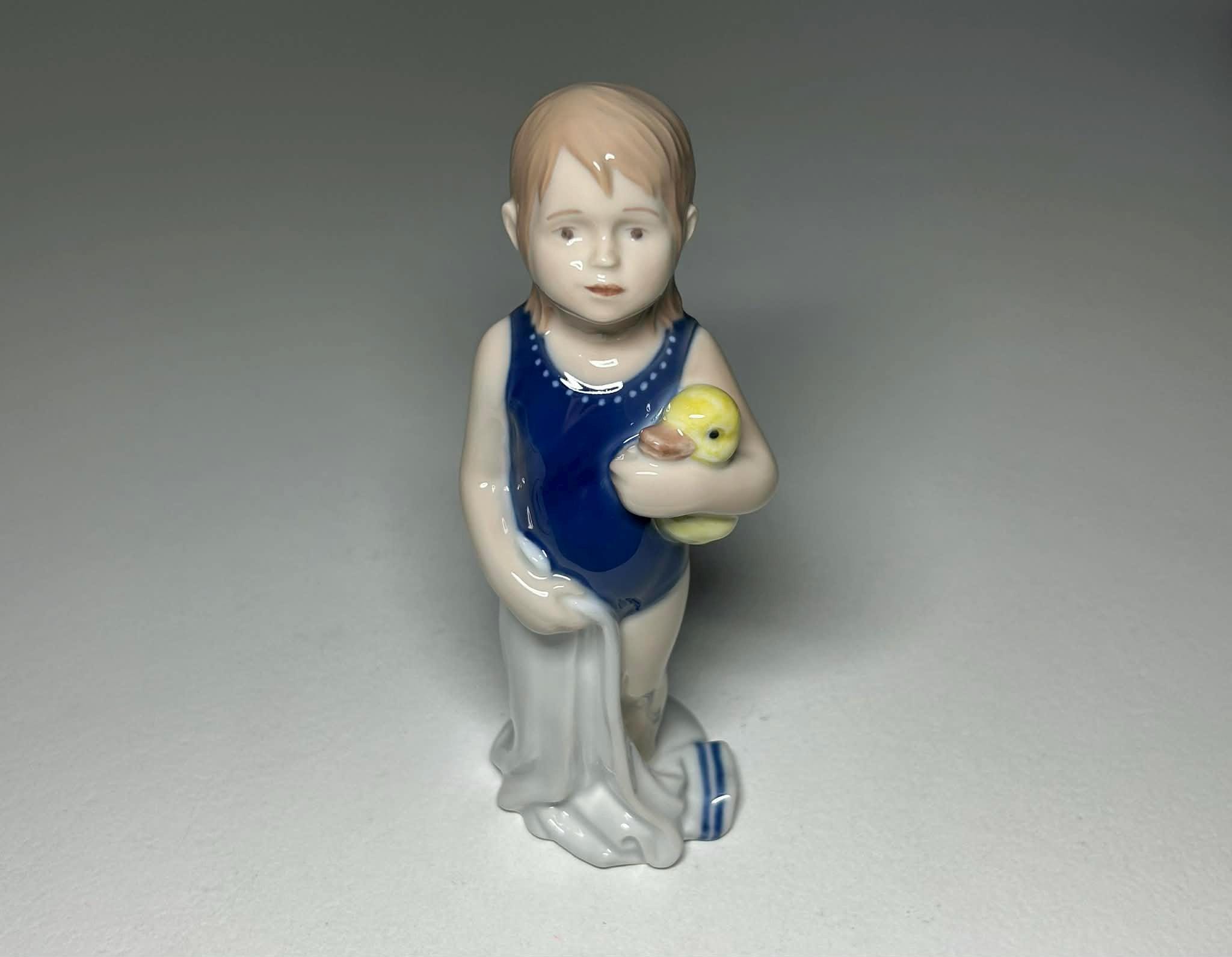 Royal Copenhagen Girl With Duck - Etsy