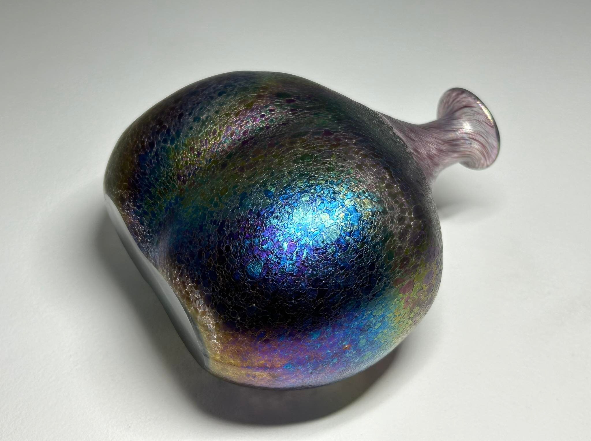 Kosta Boda Bertil Vallien Art Glass Vase 'volcano', Bertil Vallien