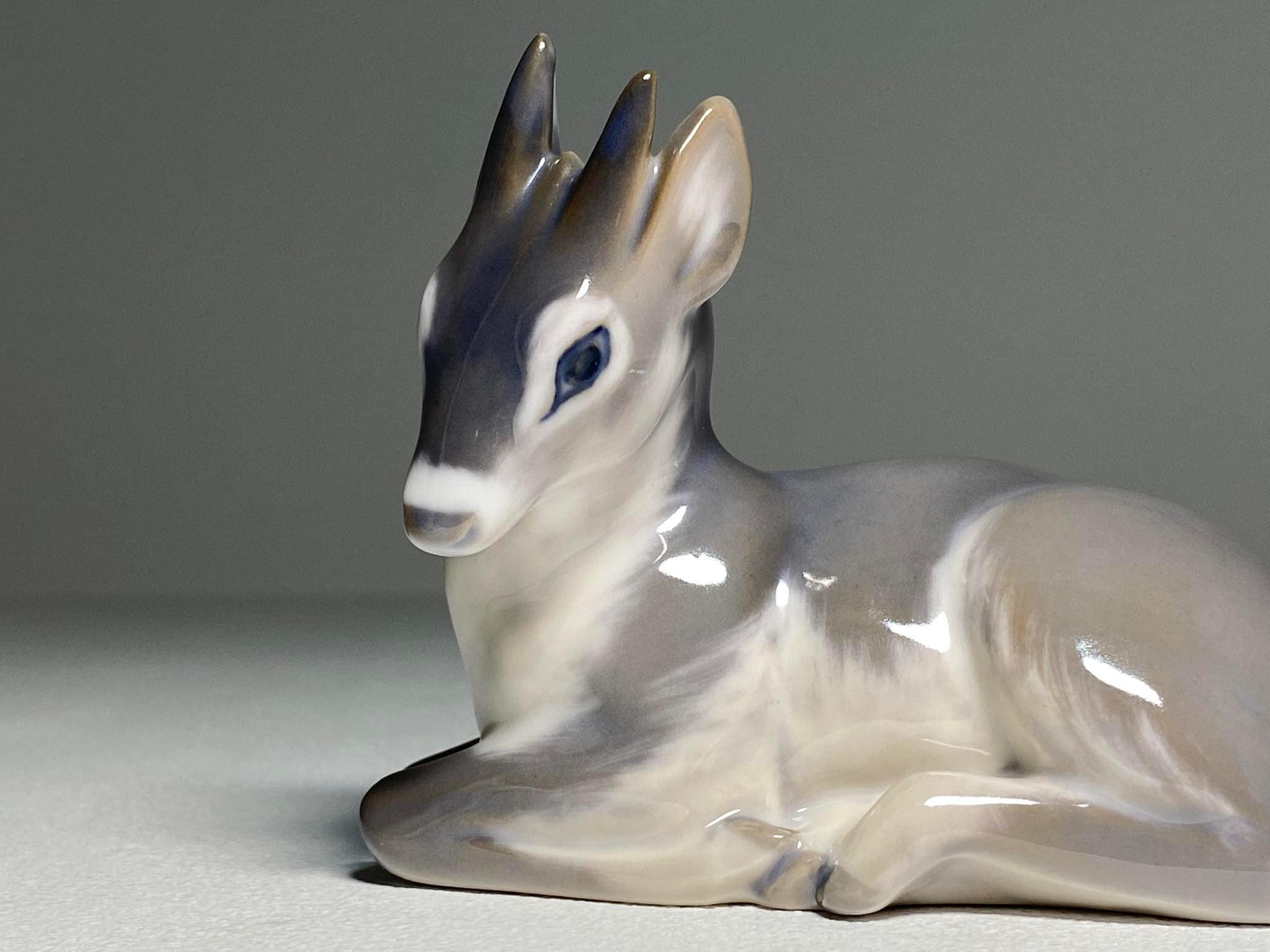 Royal Copenhagen Figurine 2648 Deer Lying Down Royal - Etsy