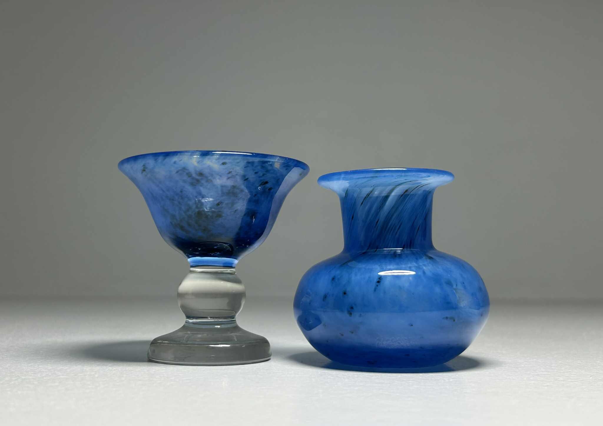 Kosta Boda Bertil Vallien サイン入りアート ガラス ミニチュア