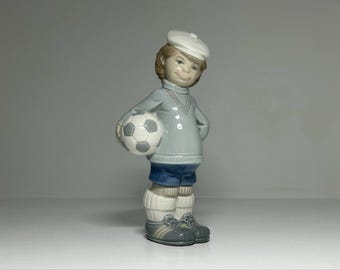 Lladro Retired Handmade Porcelain Figurine 'Thinker Boy', Vintage