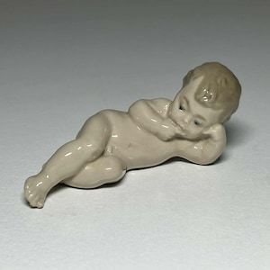 NAO by Lladro Figurine &#39;Baby&#39;, NAO Figurine &#39;Baby Boy&#39;, NAO Lladro Porcelain Figurine