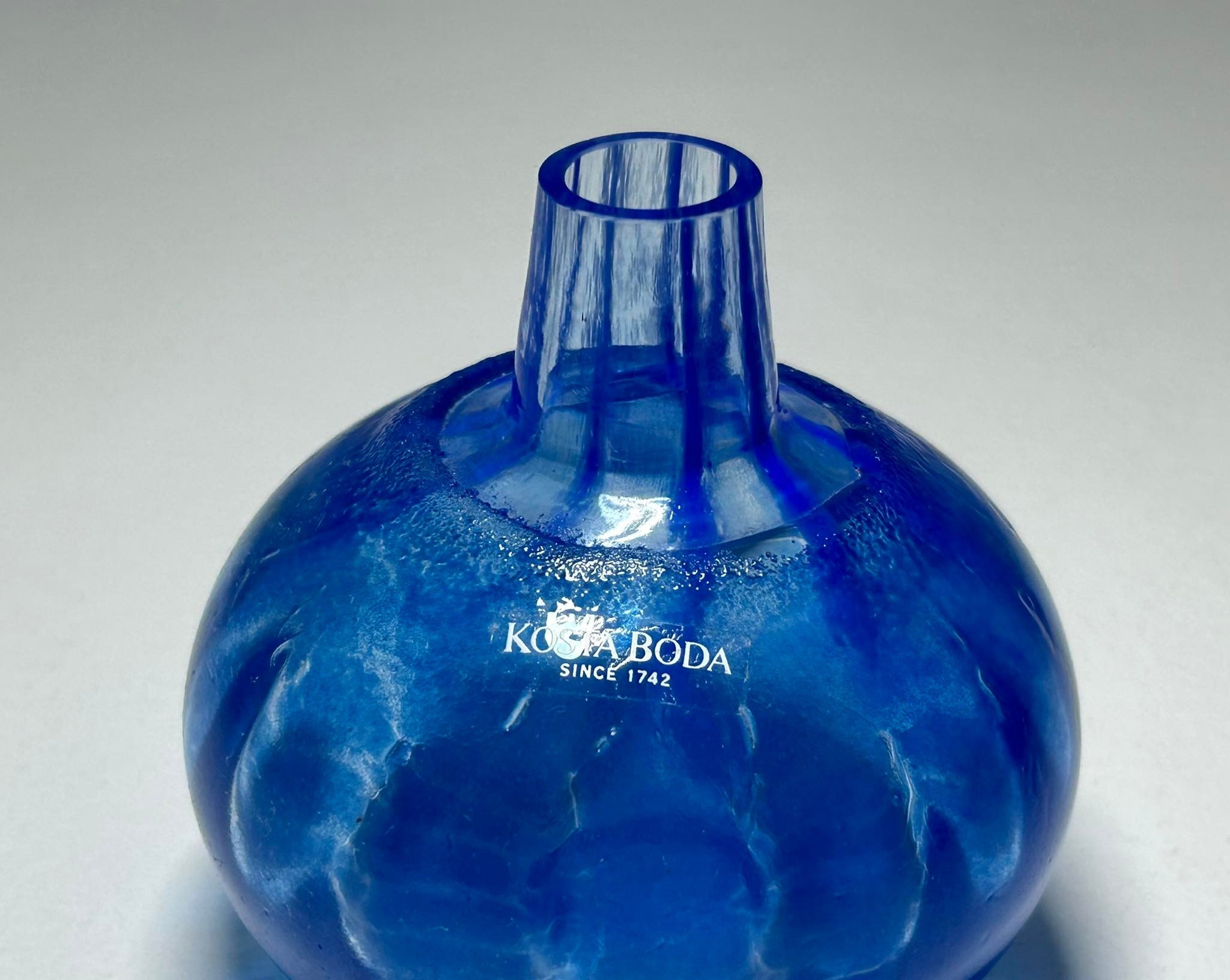 レア Kosta Boda Gunnel Sahlin アート ガラス花瓶 #89901