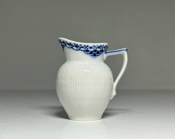 RARE! Royal Copenhagen Milk Jug. Blue Fluted Plain Design. Made in