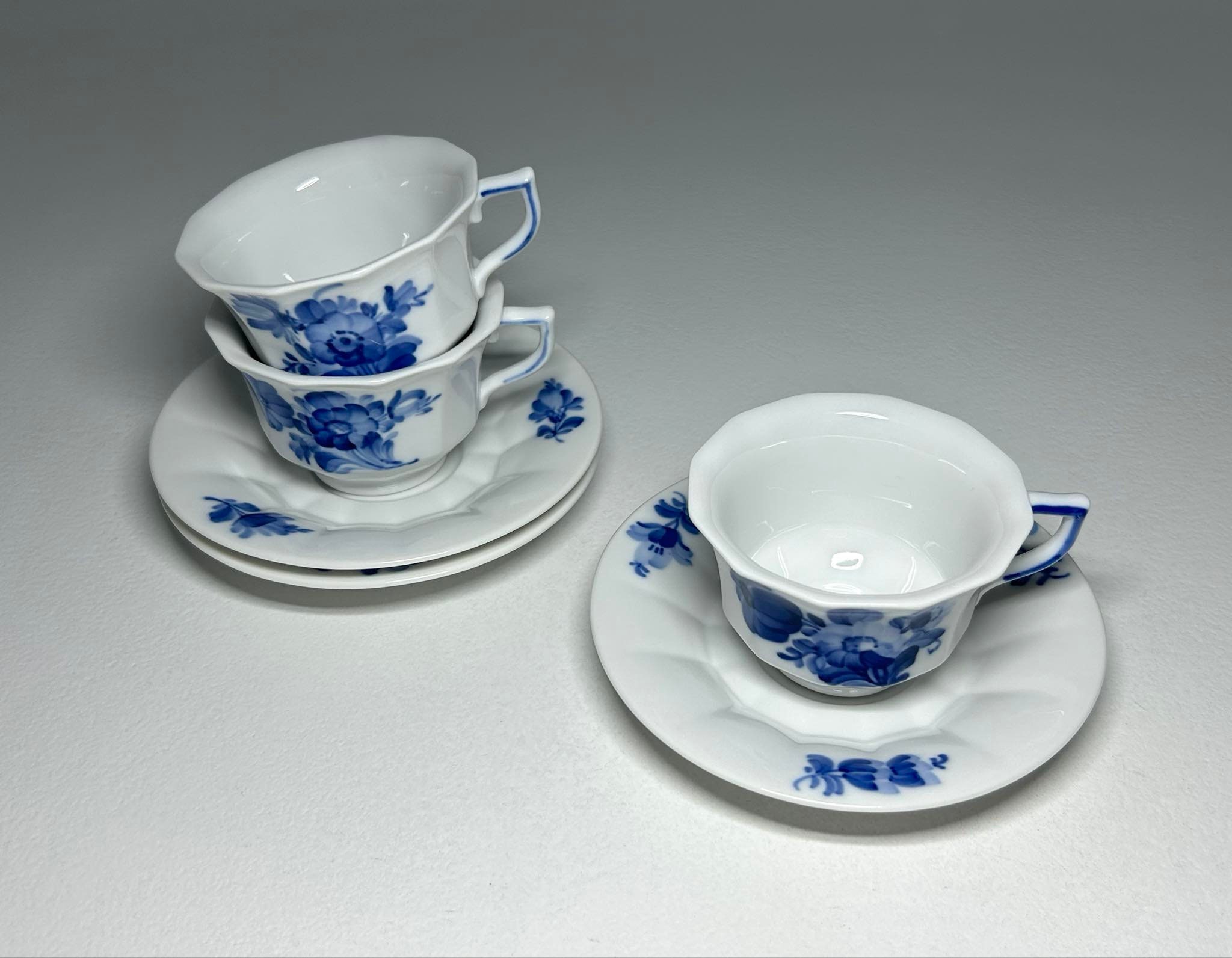 ロイヤルコペンハーゲン ブルーフラワー コーヒーセット 3個セット 10