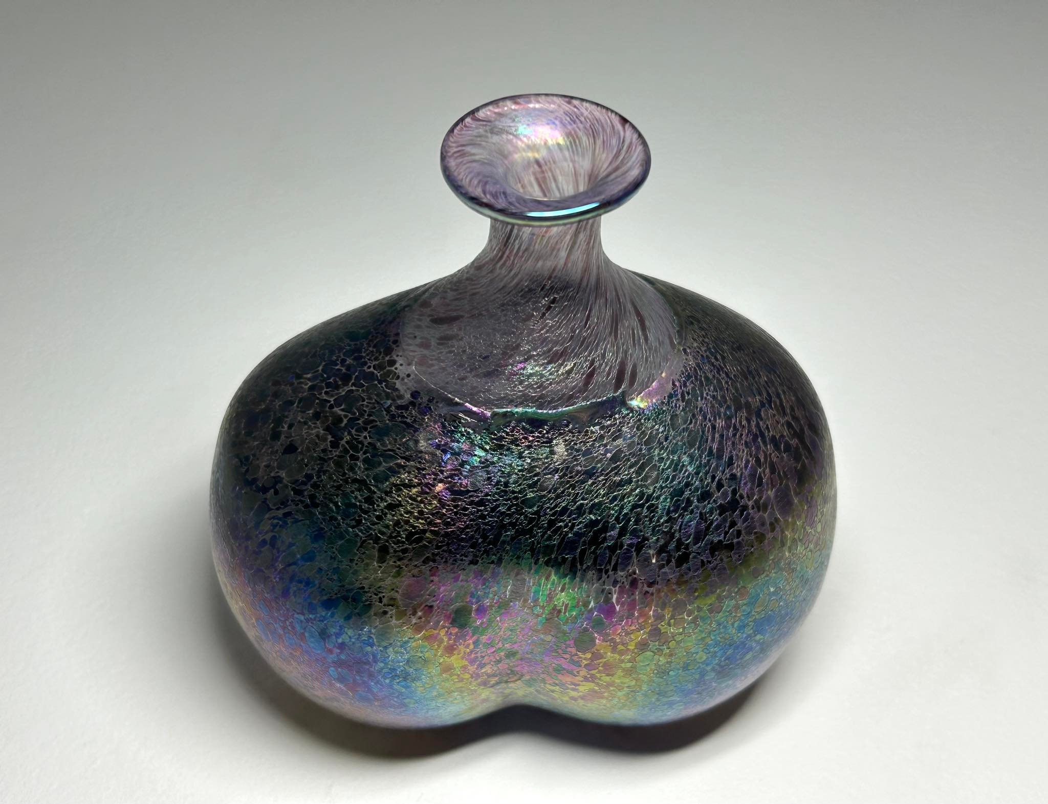 Kosta Boda Bertil Vallien Art Glass Vase 'volcano', Bertil Vallien