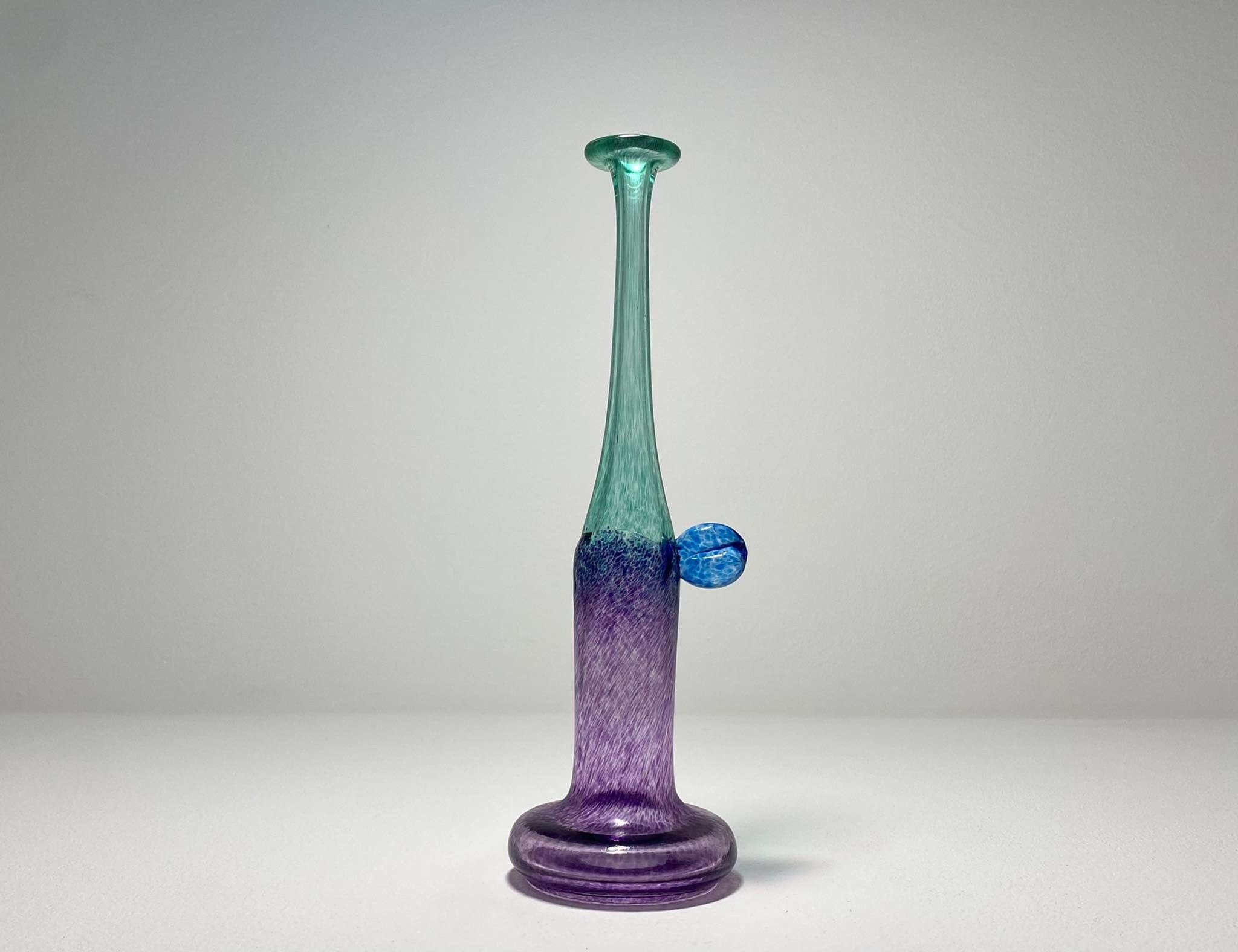 Kosta Boda Bertil Vallien Art Glass Vase #48174 'wind Pipes
