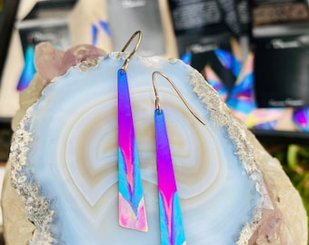 Titanium Love Sunset Dangle Earrings - Hypoallergenic