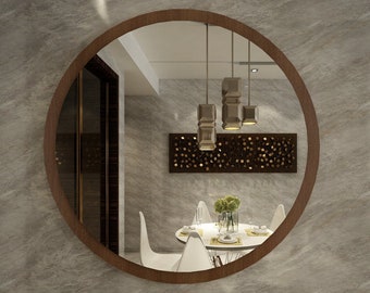 Round Wall Mirror Etsy