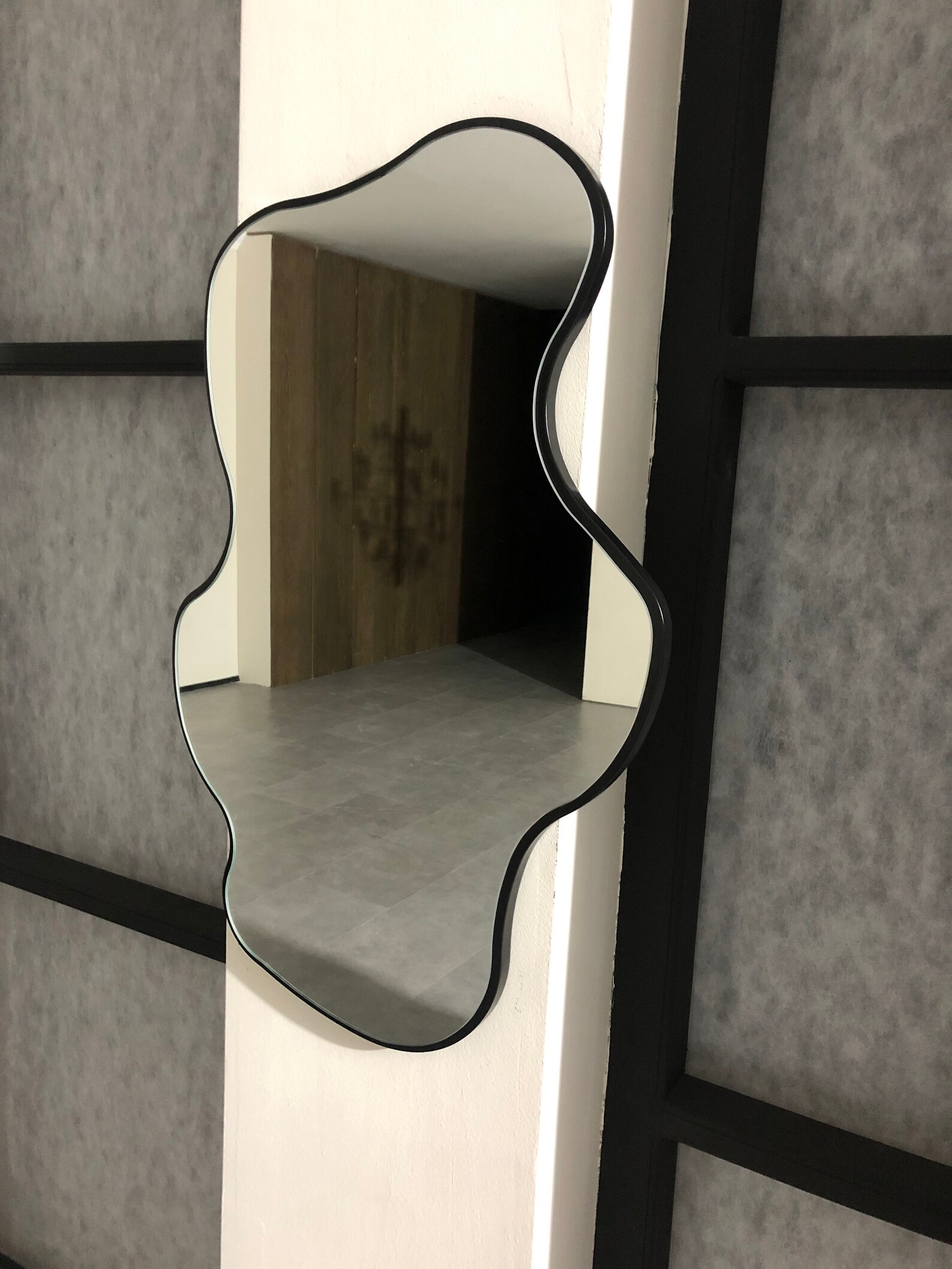 Asymmetrical Large Full Length Mirror for Wall Modern Etsy