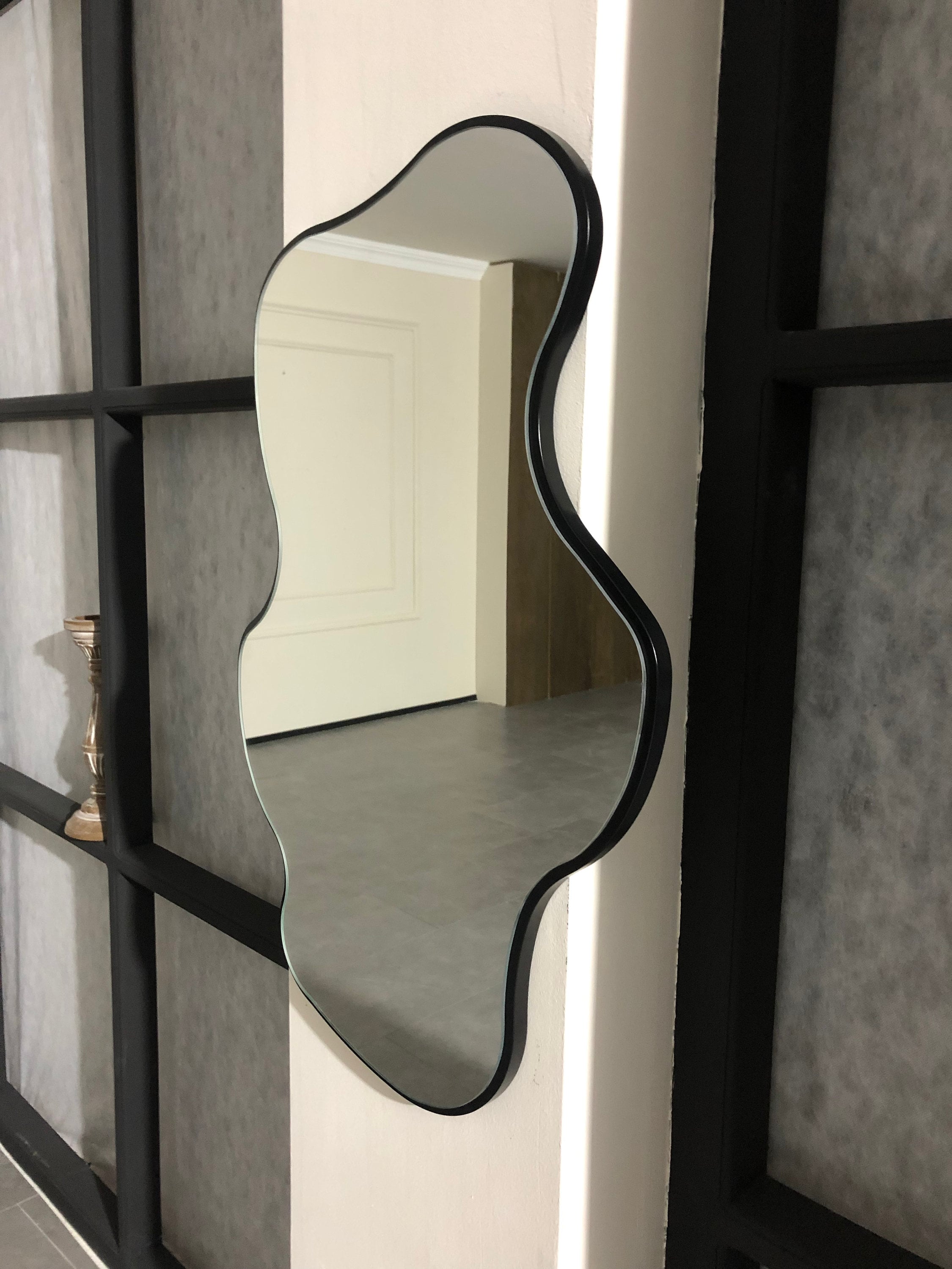 Asymmetrical Large Full Length Mirror for Wall Modern Etsy