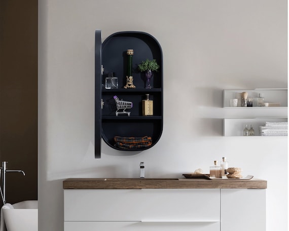 Bathroom Cabinet With Mirror Wood Medicine Cabinet Wall Mounted