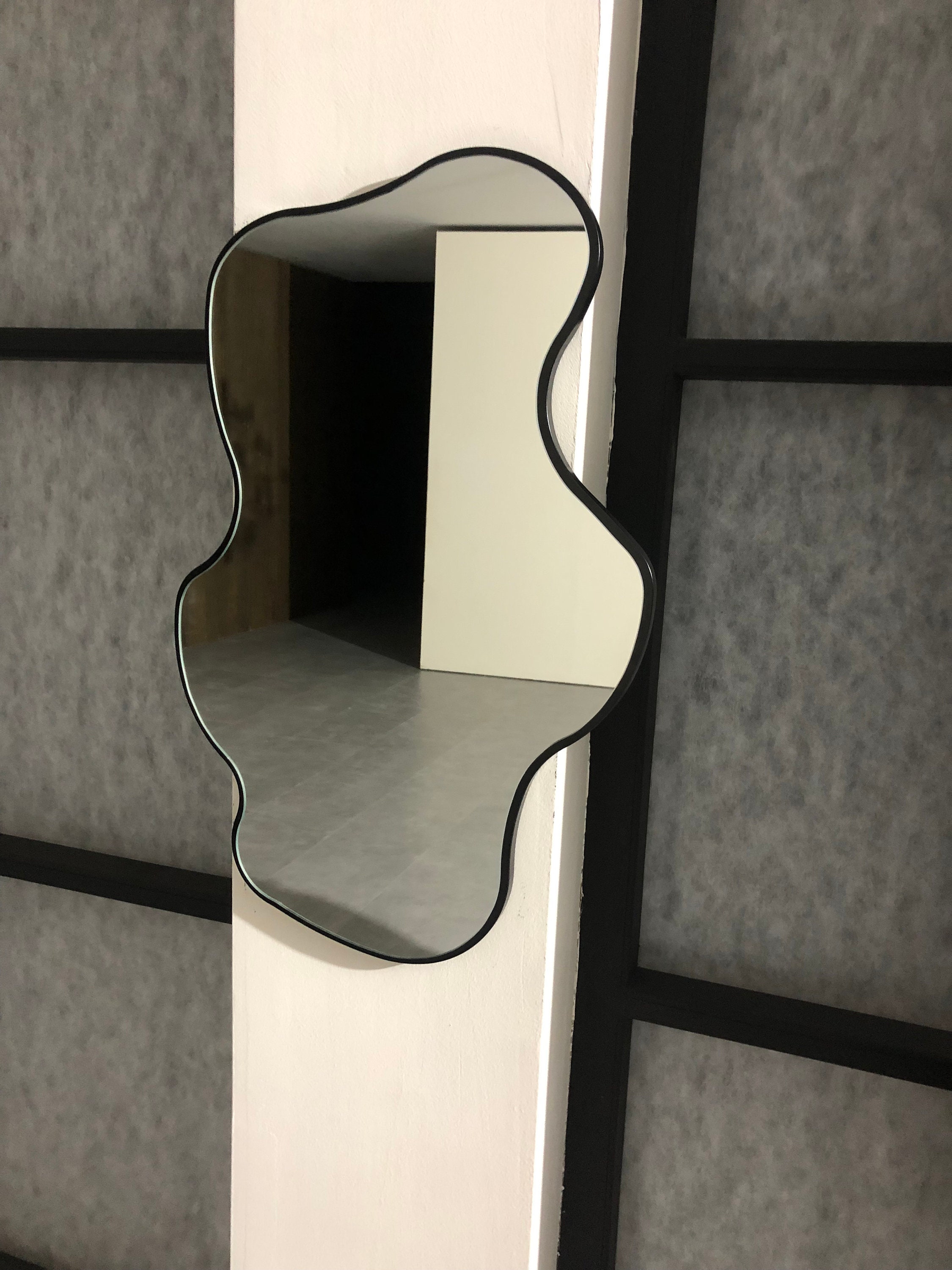 Asymmetrical Large Full Length Mirror for Wall Modern Etsy