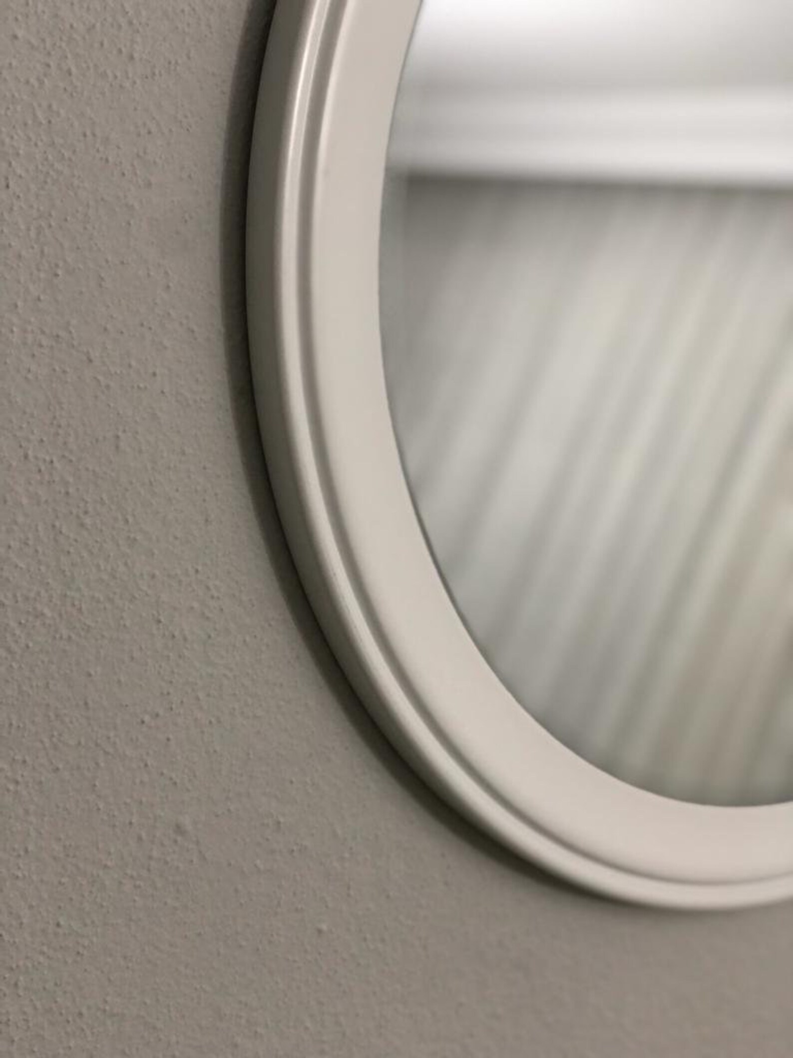 Espejo de pared grande enmarcado en negro redondo / Espejo de | Etsy