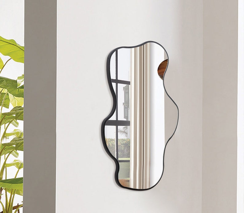 Asymmetrical Large Full Length Mirror for Wall Modern Etsy