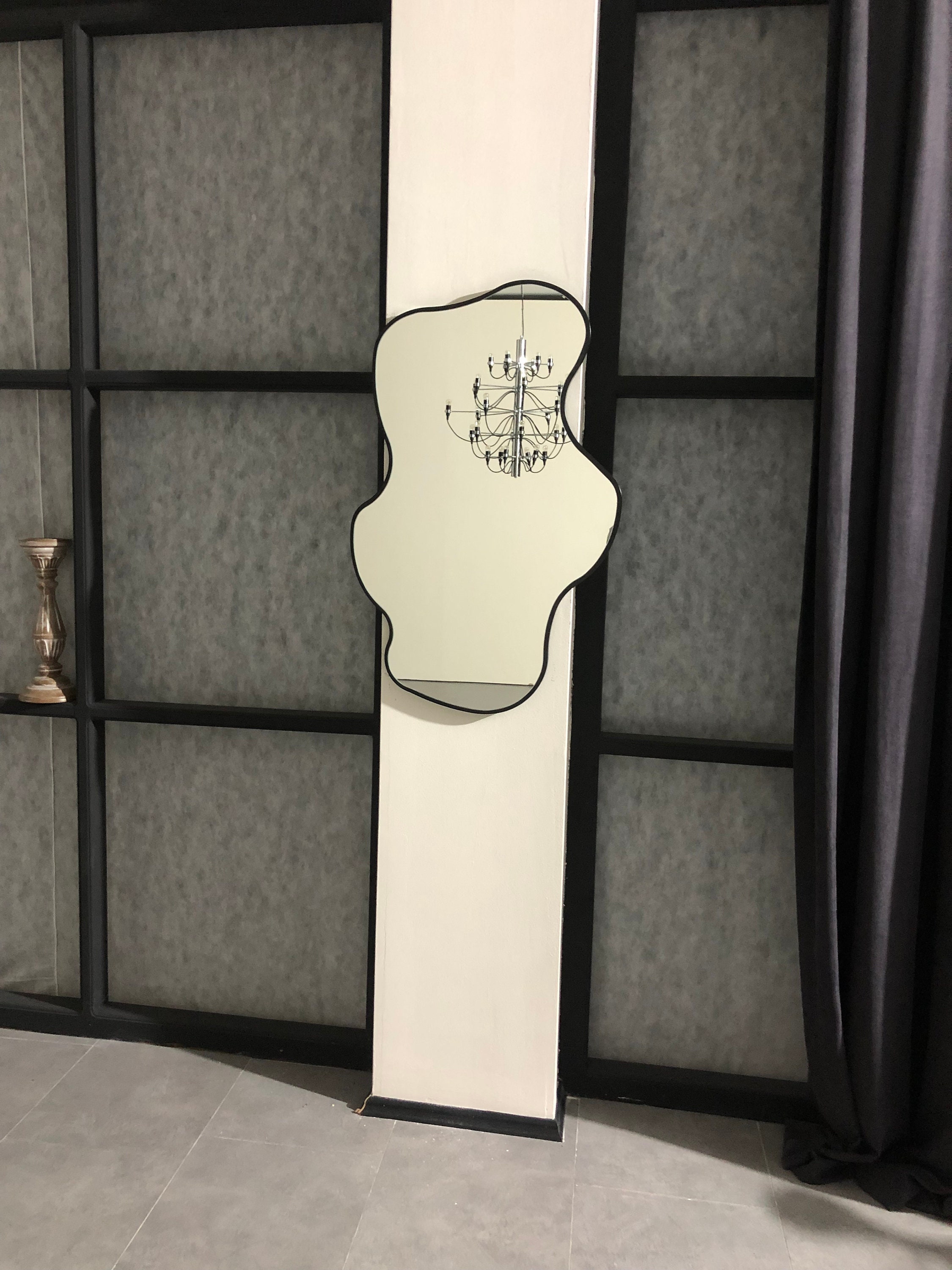 Asymmetrical Large Full Length Mirror for Wall Modern Etsy