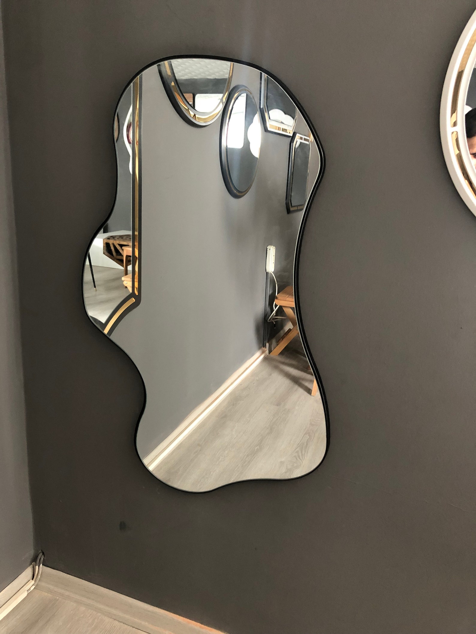 Asymmetrical Large Full Length Mirror /Irregular Shaped | Etsy