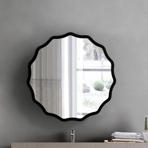 Round Mirror With Bathroom Wall Mounted Mirror With Etsy