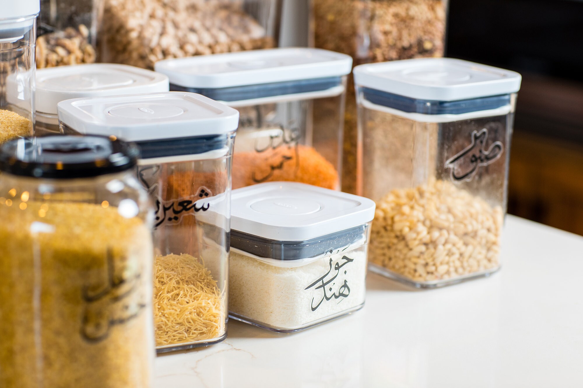 ARABIC Pantry Labels Removable & Waterproof Etsy