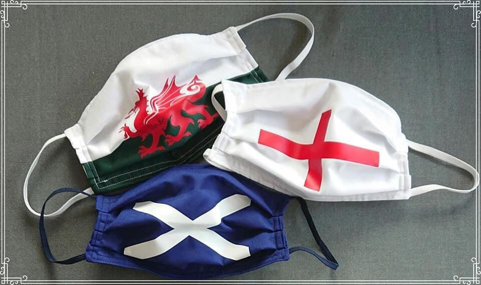 Face Masks England Scotland or Wales Etsy