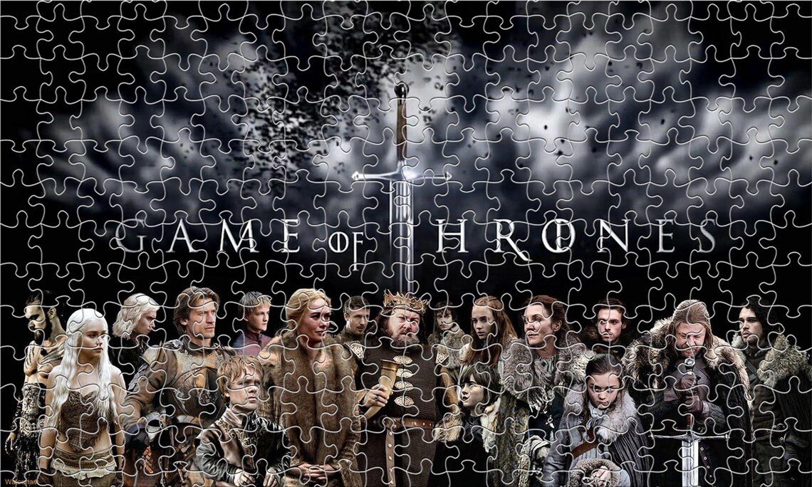 GAME OF THRONES Jigsaw Puzzles 1000/500/192 Pieces for | Etsy