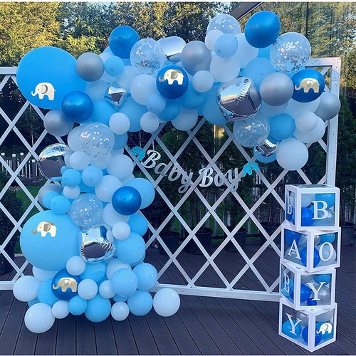 176 Pc Baby Shower Decorations for Boy Birthday Boy 2 in 1 Etsy