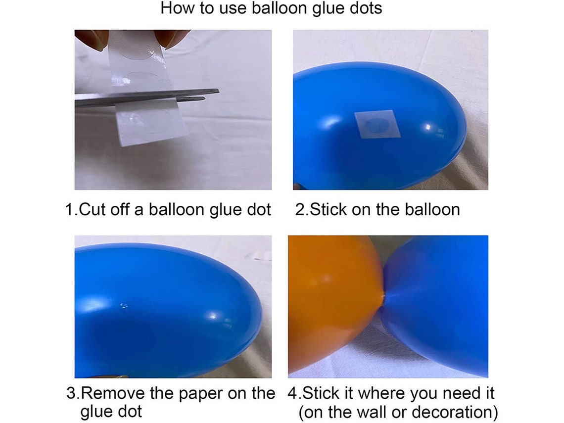 DIY Party Balloon Garland Kit129 Pcs Yellow Orange and Blue Etsy