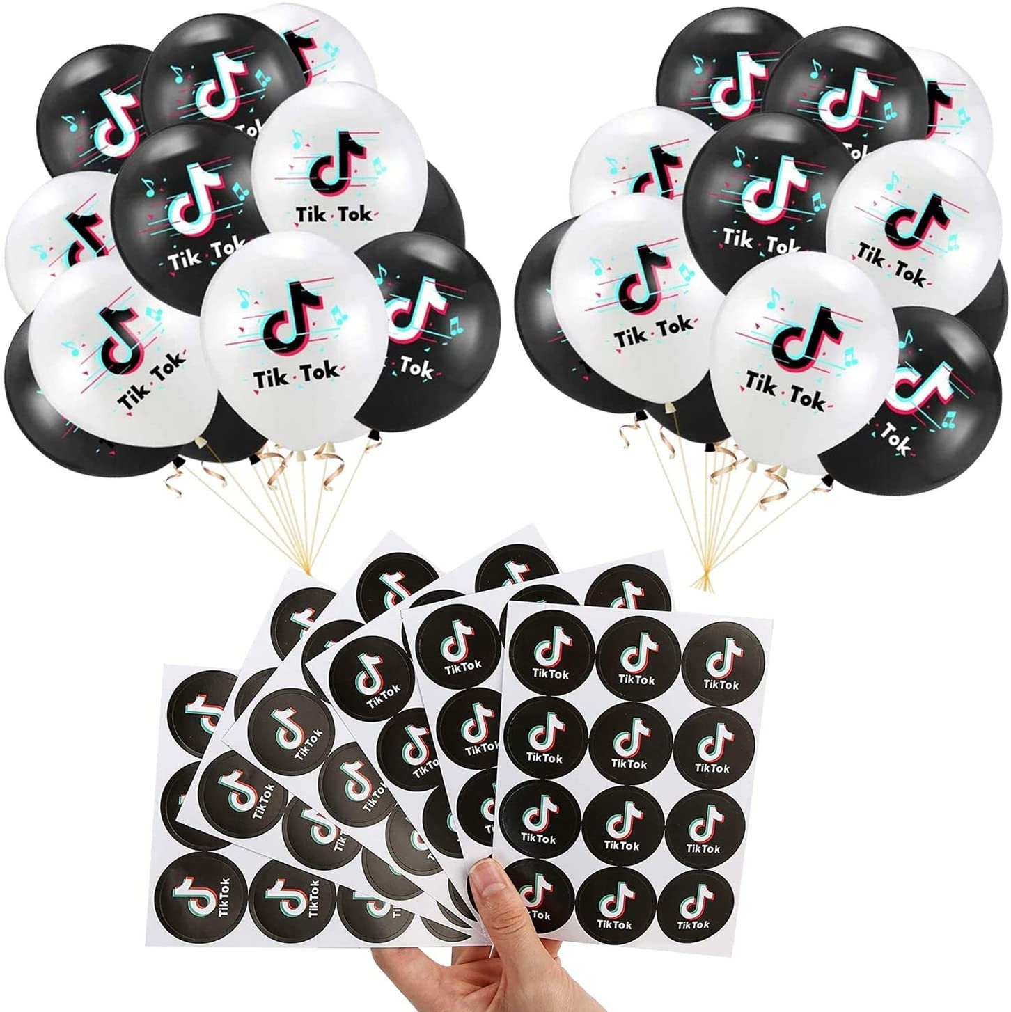 24 Pcs TikTok Balloons TikTok Party DecorationsPerfect for Etsy