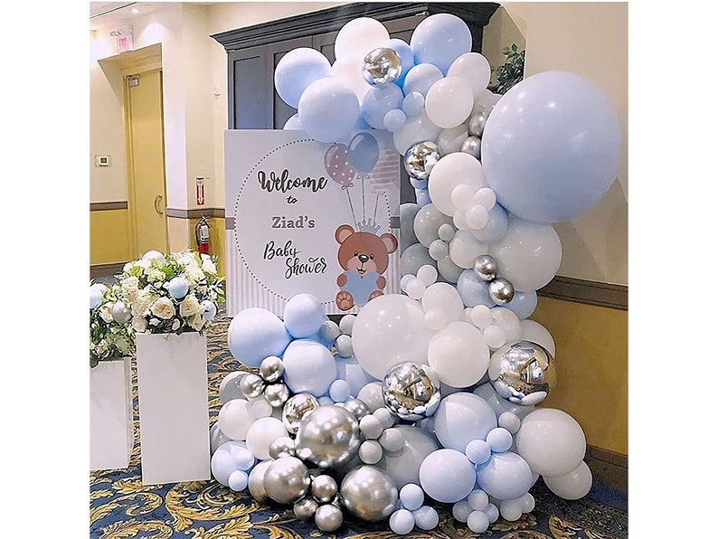 Blue Balloon Garland Arch Kit 158pcs Blue Balloons Garland Etsy