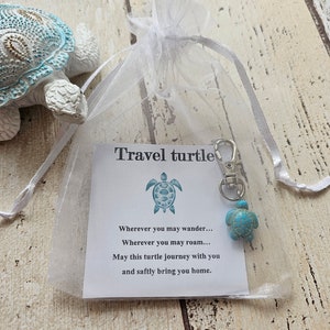 Travel Turtle, guardian angel for the trip, the vacation