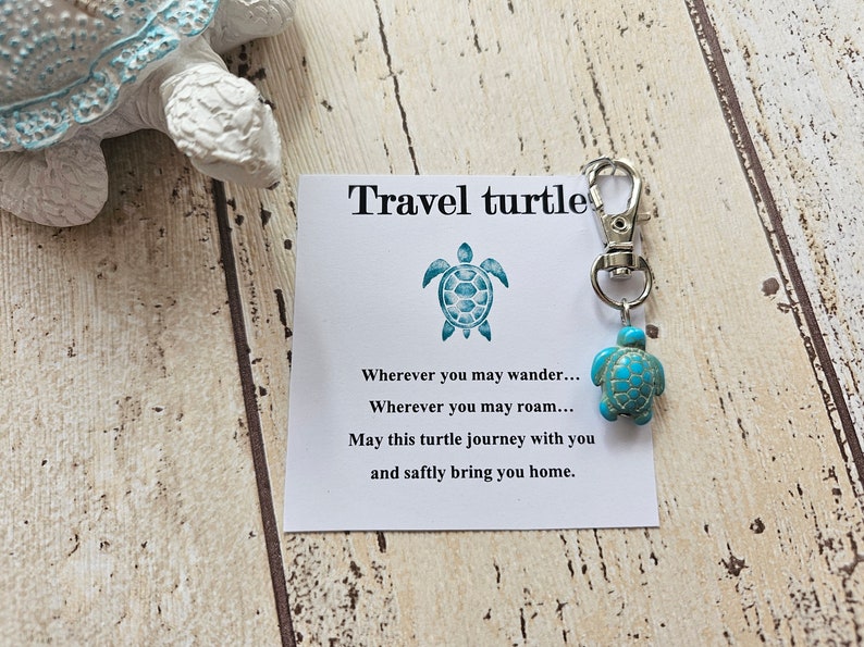 Travel Turtle, Schutzengel für die Reise, den Urlaub Bild 2