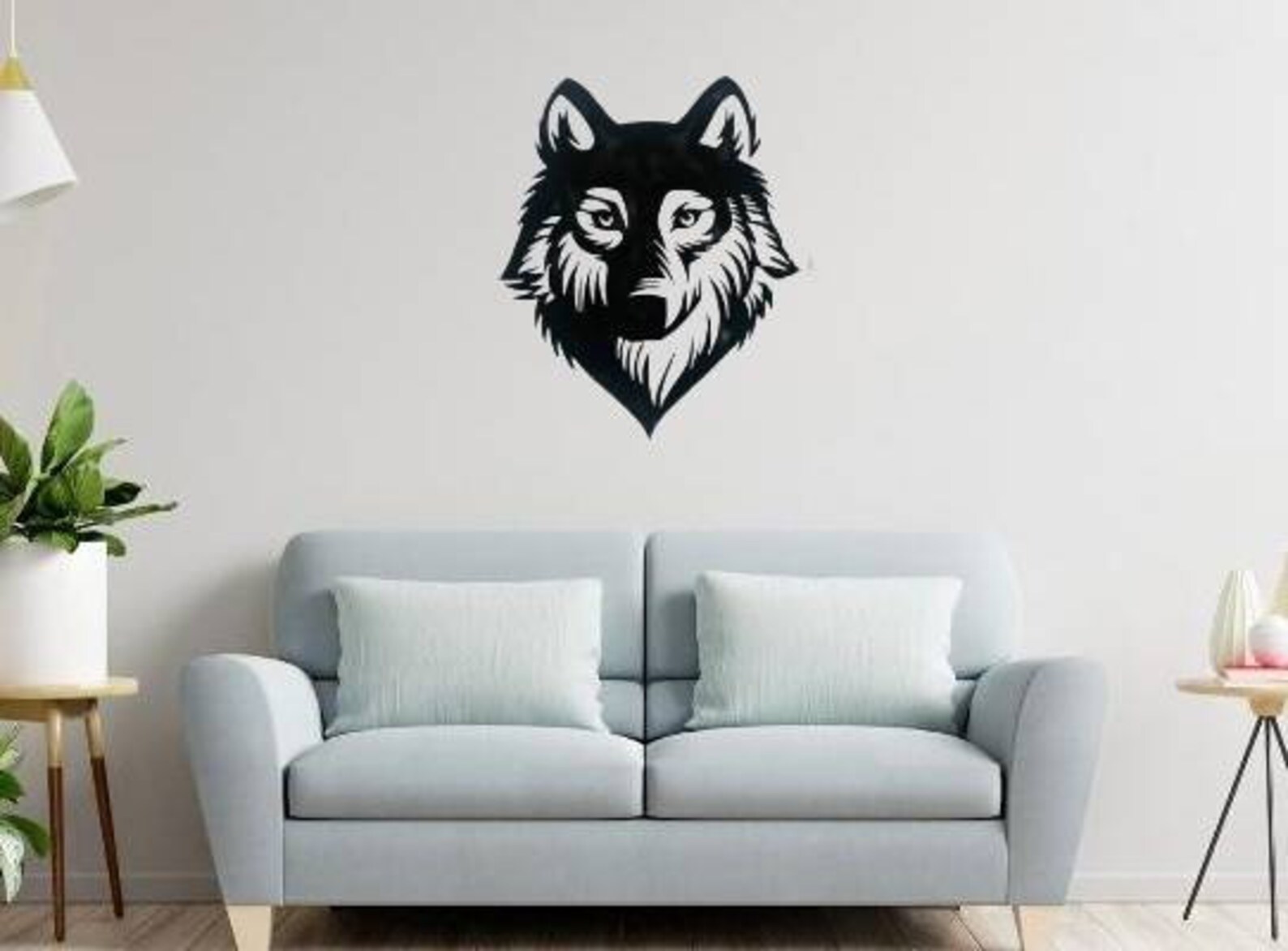 Wolf Head Metal Sign Bar Sign Metal wall Art wolf art | Etsy