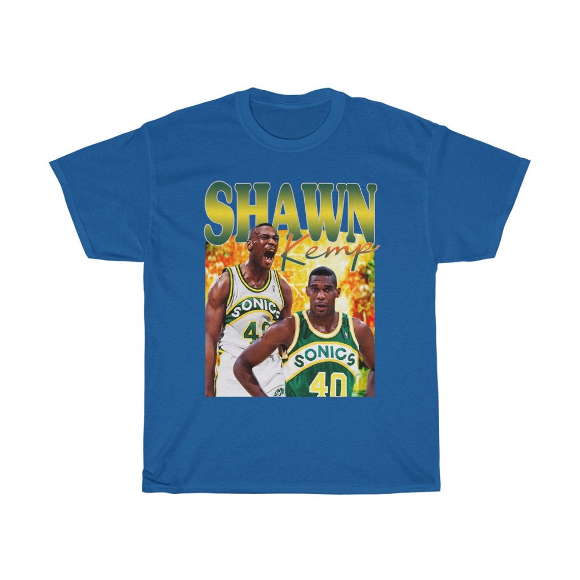 Shawn Kemp Shirt Shawn Kemp retro vintage Tee Best Seller Etsy