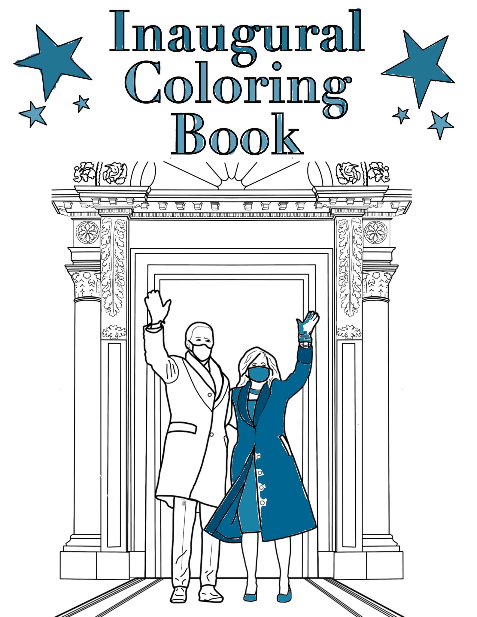 2021 Inauguration Coloring Book 20 pages | Etsy