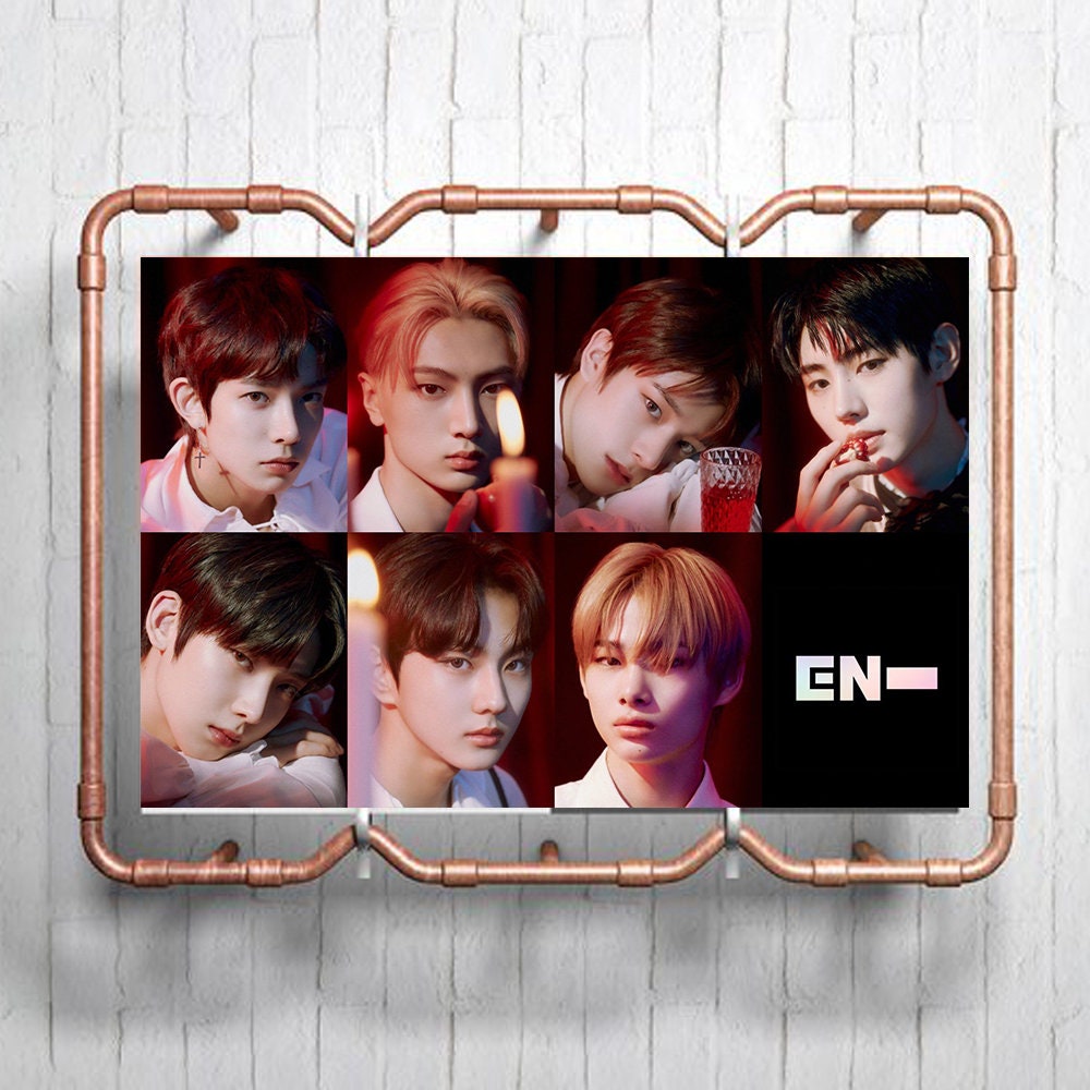 ENHYPEN Charts poster Wall Decor Art Kpop Wall Decor Kpop Etsy