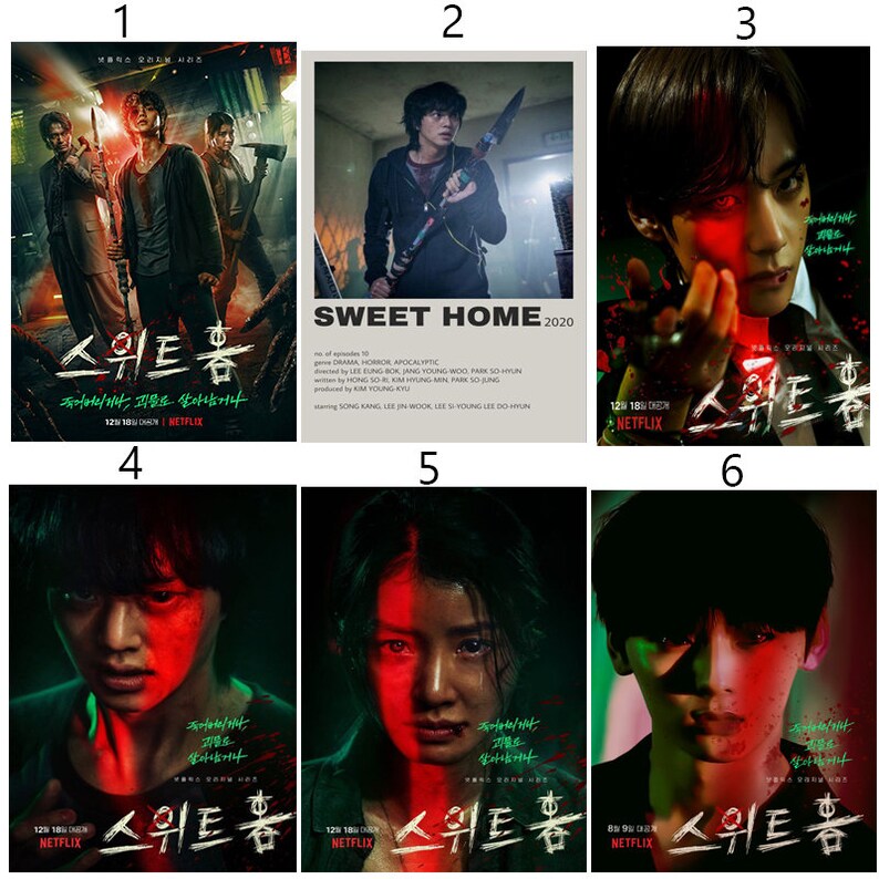 Sweet Home Kdrama Poster Kdrama Poster Etsy