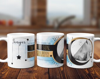 Personalized 11oz Ceramic Mug, Custom Photo Gift