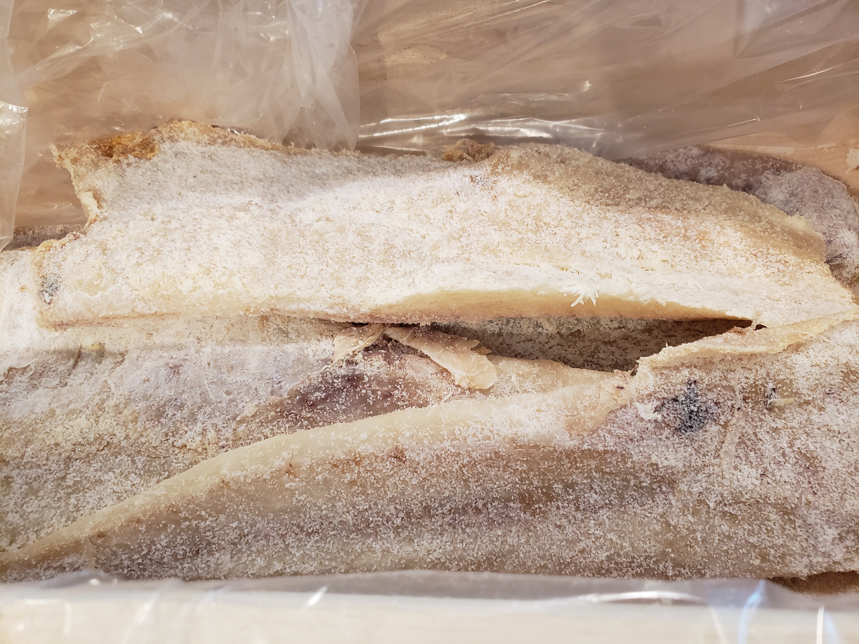 Salted Canadian Cod Fish Wild Caught 3lbs Boneless Skinless Etsy